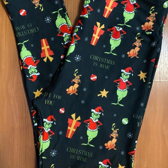 Lowest price sale! Grinch Christmas Max Leggings - Picture 3 of 4